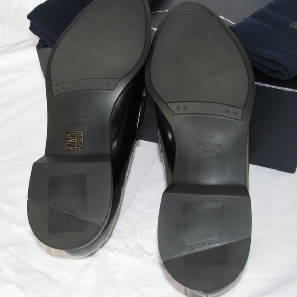 NEW Men's Prada Penny Loafers Dress Shoes Spazzolato Leather Size 11   2DC212 - Picture 4 of 11